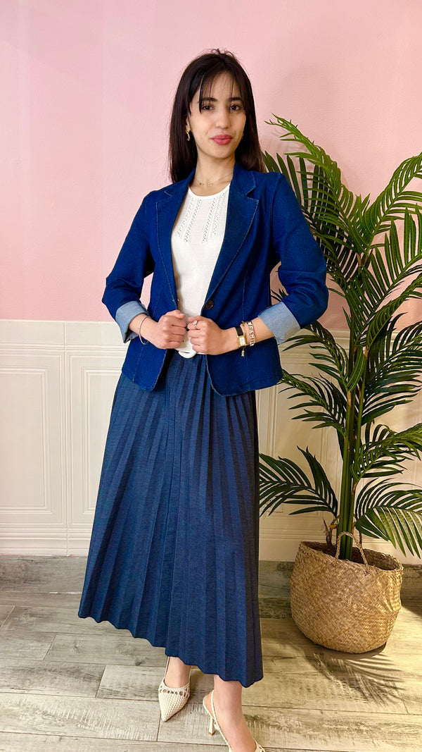 GIACCA DENIM SFODERATA
