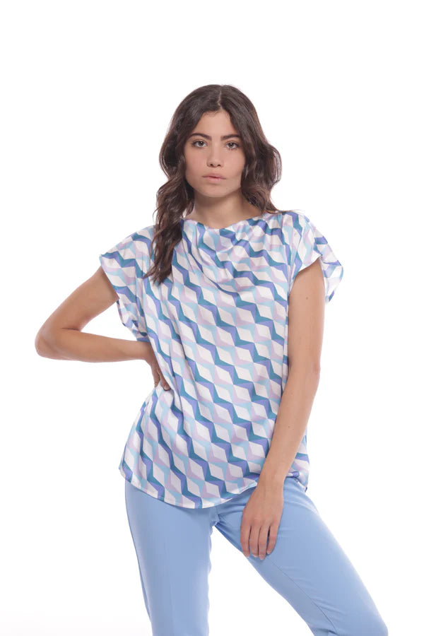 BLUSA REVERSIBILE FANTASIA ARLECCHINO