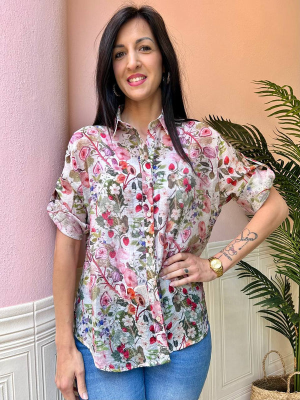 Camicia blooming fruit