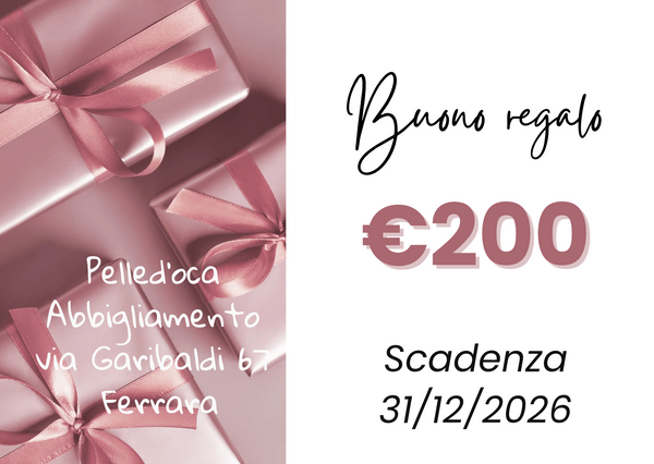 BUONO REGALO 200€
